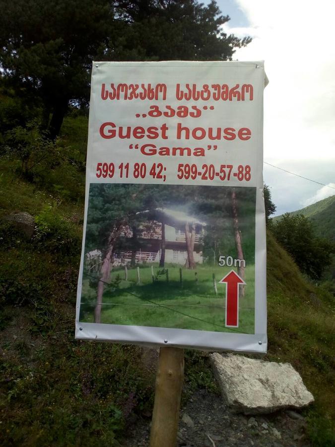 Roshka Guesthouse Gama In Khevsureti מראה חיצוני תמונה